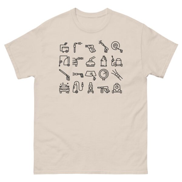 JB Exterior Cleaning Graphic Pressure Washing Icon Tshirt Work Comfort Unisex classic tee - Image 3
