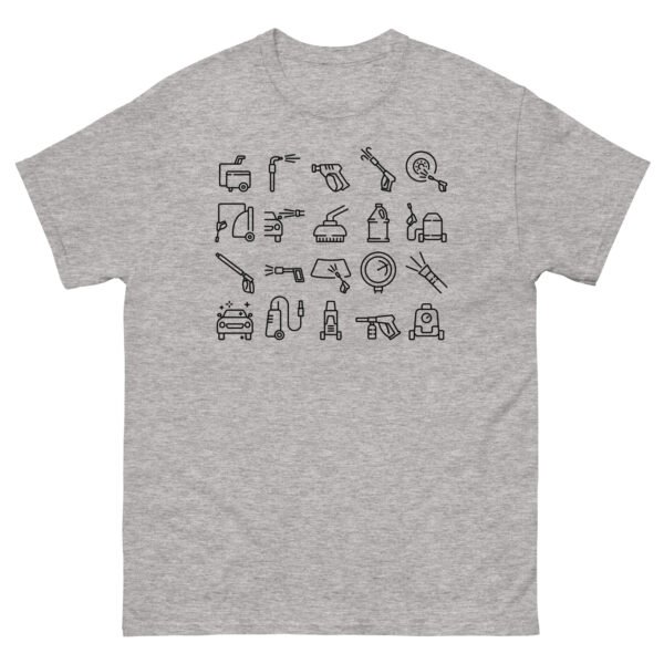 JB Exterior Cleaning Graphic Pressure Washing Icon Tshirt Work Comfort Unisex classic tee