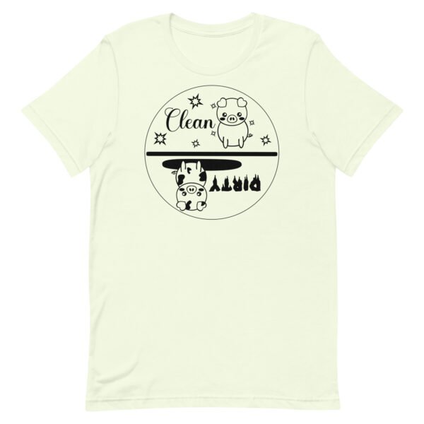 Clean-Dirty Graphic Tee Housecleaning Work Shirt Unisex t-shirt - Image 11