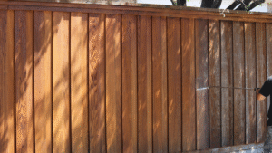 fence staining near me
