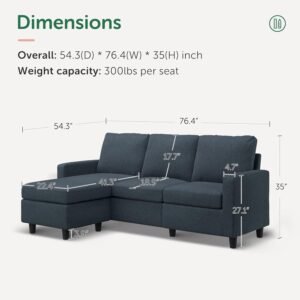 small sectional sofa