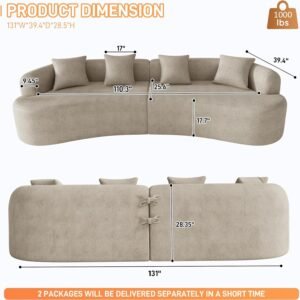 curved sofa