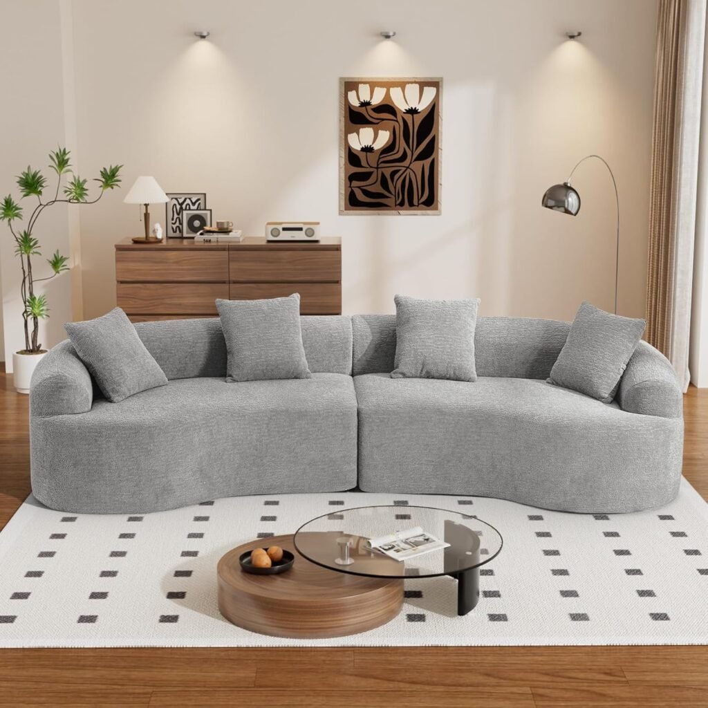 curved sofa